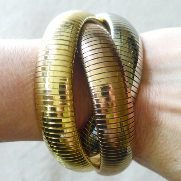 Three-tone metallic bracelet - Picture 6 of 7